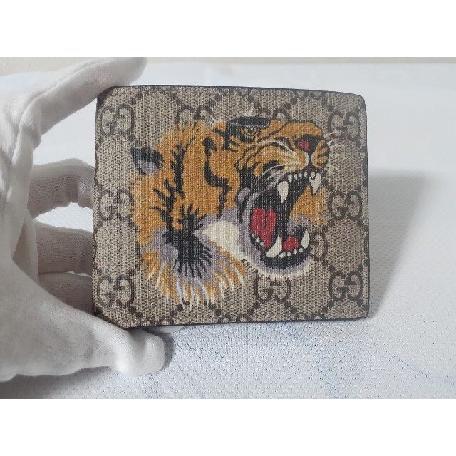 Gucci(グッチ)の【値下げしました】グッチ GUCCI 折財布 【タイガー】 メンズのファッション小物(折り財布)の商品写真
