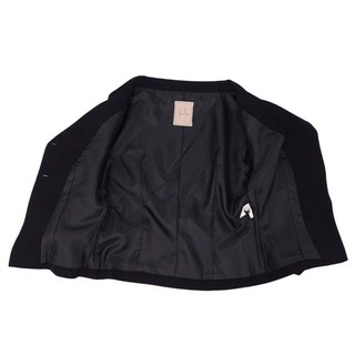 シビラ セットアップ スカートスーツ ポリエステル ジャケット スカート M 黒
