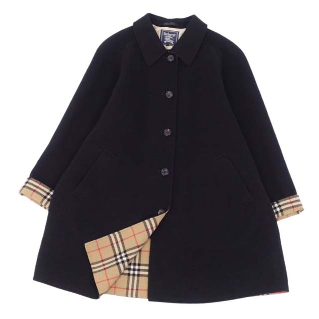 BURBERRY(バーバリー)のVintage バーバリー コート ウール レディース アウター 13 ブラック レディースのジャケット/アウター(その他)の商品写真