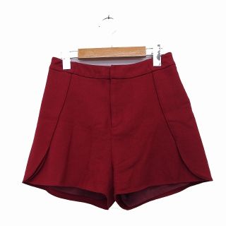 ムルーア(MURUA)のムルーア MURUA パンツ ショート フレア ウール 4 レッド /KT14(ショートパンツ)