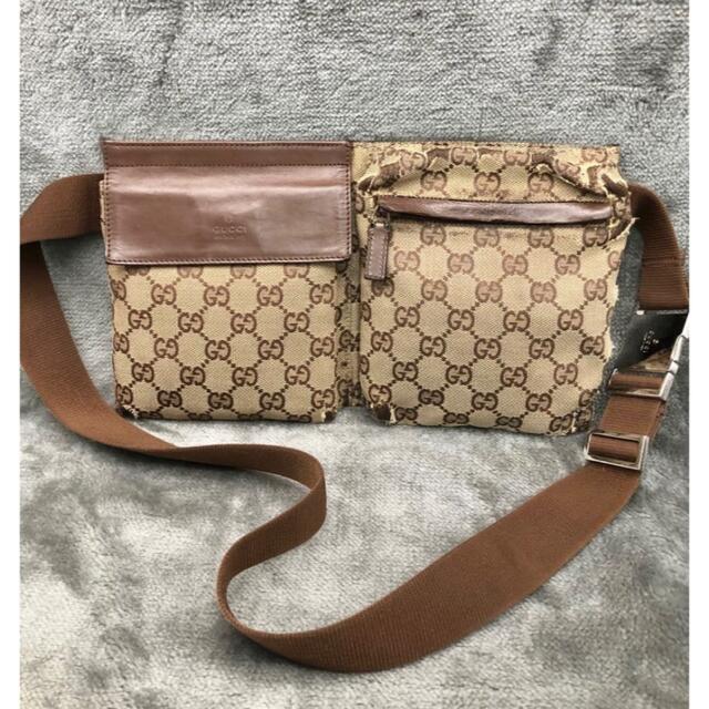 Gucci - GUCCI グッチ GG キャンバス ウエストバッグ ボディバッグ