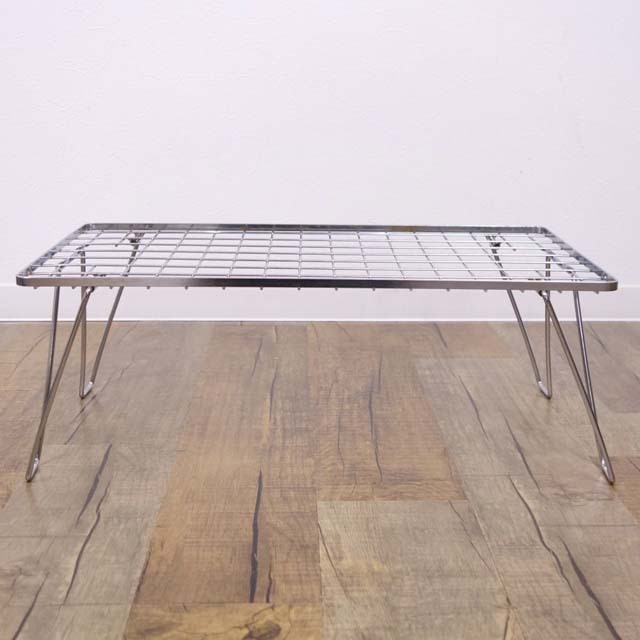 UNIFLAME(ユニフレーム)のユニフレーム フィールドラック ×3 ステンレス天板 ×1 ラック テーブル スポーツ/アウトドアのアウトドア(その他)の商品写真