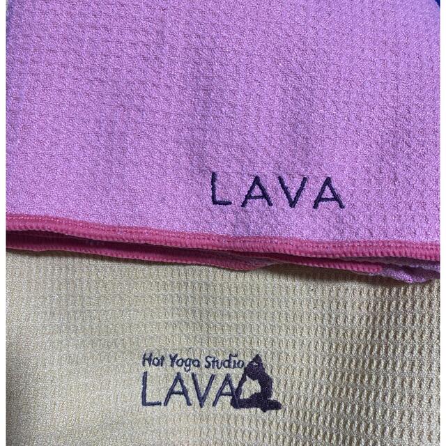 LAVA ヨガマット　ラグ　2枚セット スポーツ/アウトドアのトレーニング/エクササイズ(ヨガ)の商品写真