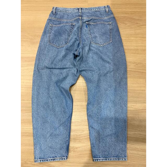 【美品】BEAMS ビームス バギーテーパードデニム M 青 USED