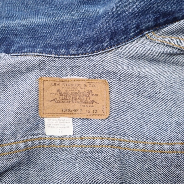 Levi's - 70s ビンテージ リーバイス キッズ デニム ジャケット G