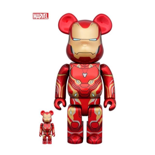 BE@BRICK IRON MAN MARK 50 100％ & 400％ | notarvkosiciach.sk