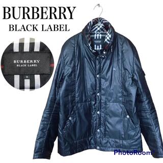 BURBERRY BLACK LABEL ナイロンコート　L 青 ナイロンジャケット ジャケット/アウター メンズ 割引商品