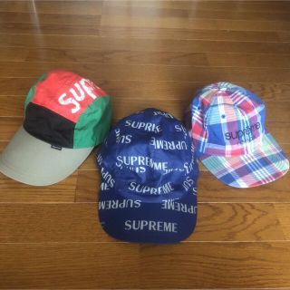 シュプリーム(Supreme)のなまず様専用　シュプリーム　キャップ3点(キャップ)