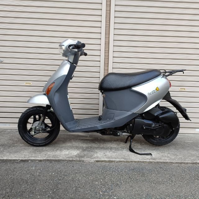 レッツ4 シルバー 銀色 4ストFI 原付 バイク 大阪から bimatech.co.id
