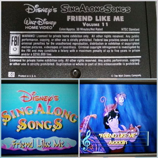 Disney ディズニー SING ALONG SONGS 中古VHSテープ3本セットの通販 by Danjaly's shop｜ディズニー ならラクマ