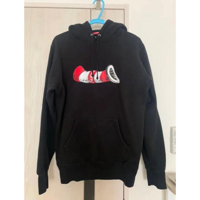 supreme cat in the hat hooded 黒 ブラックパーカー