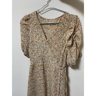 ダブルクローゼット(w closet)のwcloset 花柄ワンピース(ロングワンピース/マキシワンピース)