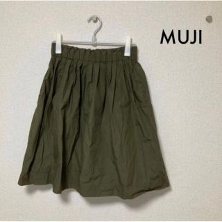 ムジルシリョウヒン(MUJI (無印良品))の【MUJI】アースカラーフレアスカート ロングスカート(ひざ丈スカート)