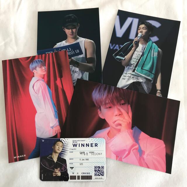 WINNER(ウィナー)の【 スンフン 】5点 WINNER ポストカード・IDカード エンタメ/ホビーのタレントグッズ(アイドルグッズ)の商品写真