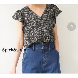 スピックアンドスパン(Spick & Span)のSpick&Span ◆美品◆小花ブラウス(シャツ/ブラウス(半袖/袖なし))