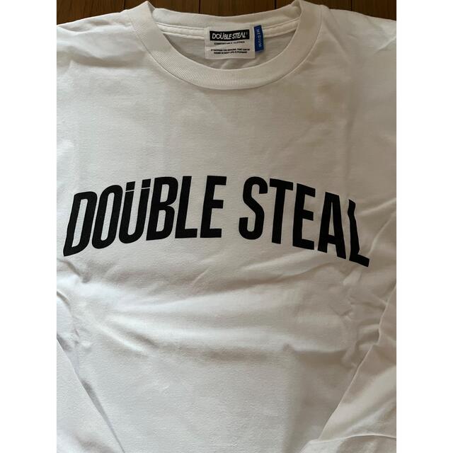 DOUBLE STEAL(ダブルスティール)のdouble steal ダブルスチール　 ロゴTシャツ　Mサイズ メンズのトップス(Tシャツ/カットソー(七分/長袖))の商品写真