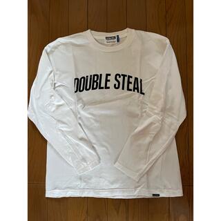 ダブルスティール(DOUBLE STEAL)のdouble steal ダブルスチール　 ロゴTシャツ　Mサイズ(Tシャツ/カットソー(七分/長袖))
