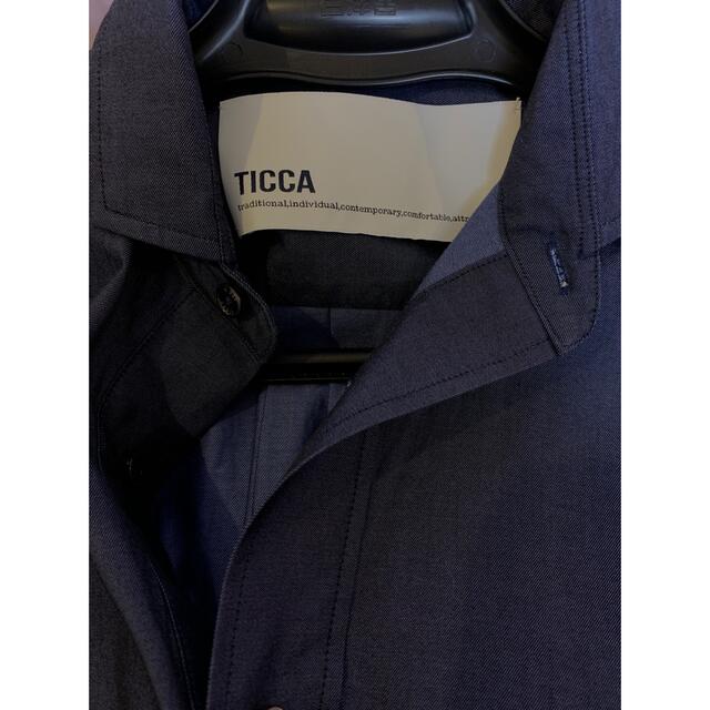 TICCA(ティッカ)のTICCA ティッカ　シャツワンピース　美品 レディースのワンピース(ロングワンピース/マキシワンピース)の商品写真