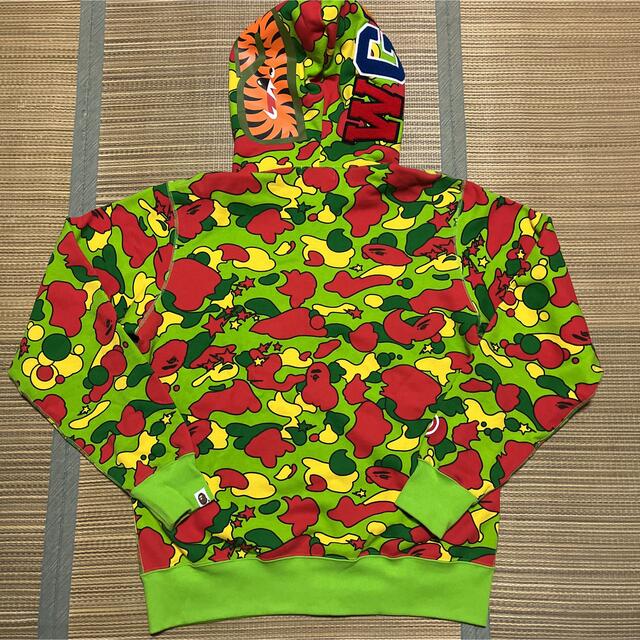 APE BAPE KAWS READYMADE シャークパーカー CAMO XL 【2022年製 新品