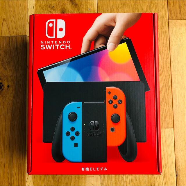Nintendo Switch - 店舗印無し/Nintendo switch 有機EL ネオンブルー ...