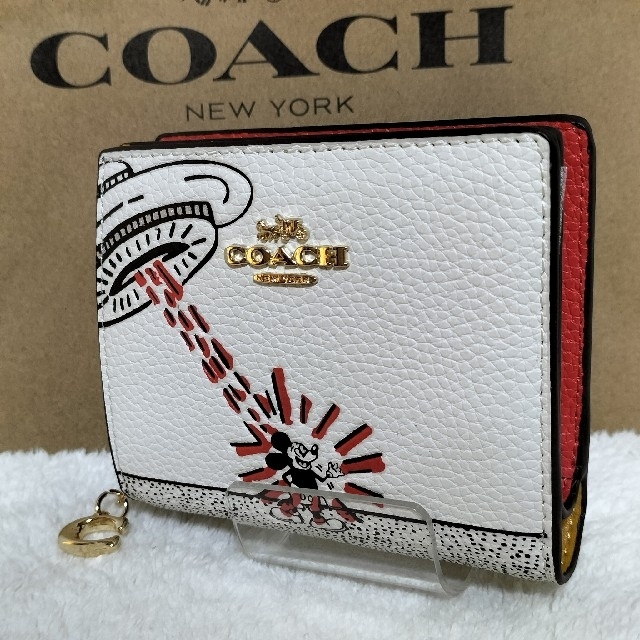 coach コーチ 折り財布 短財布 Disney ディズニー ミッキーマウス