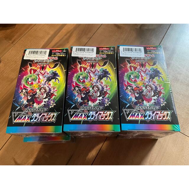 売れ筋】 ポケモン シュリンク付き 6BOX Vmaxクライマックス ポケモン ...