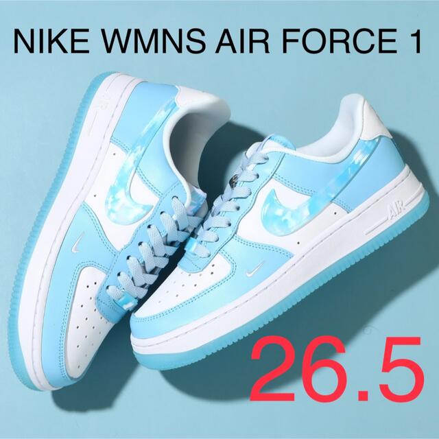 NIKE WMNS AIR FORCE 1 エアフォース1 ブルー 26.5