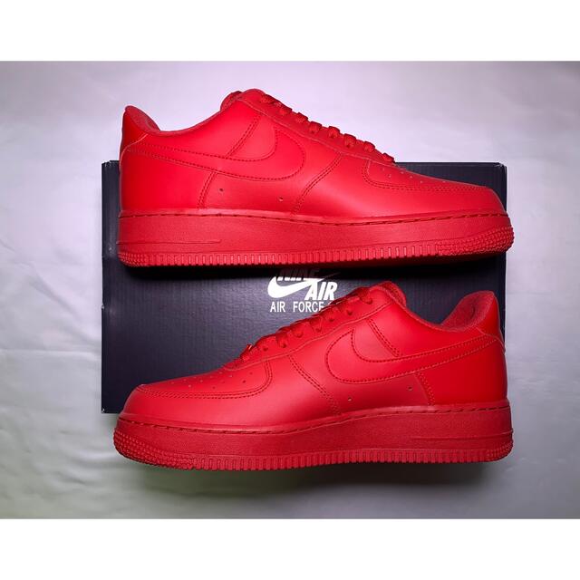 NIKE AIR FORCE 1 ‘07 LV8 RED 26.0cm 4