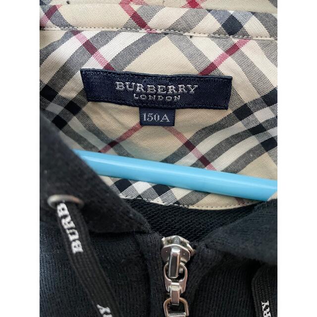 BURBERRY(バーバリー)のバーバリー　ジップ　パーカー　150 キッズ/ベビー/マタニティのキッズ服女の子用(90cm~)(その他)の商品写真