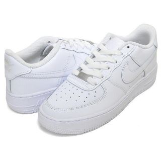 ナイキ(NIKE)のエアフォース1 ガールズ AIR FORCE 1 LE GS white(スニーカー)