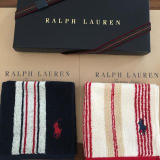 ラルフローレン(Ralph Lauren)の2枚⭐︎タオルハンカチ⭐︎ラルフローレン 新品 ギフト(ハンカチ/ポケットチーフ)