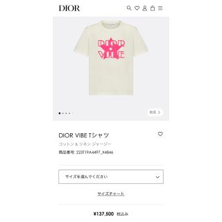 ⭐︎〜8/20まで値下げ⭐︎【Dior】ディオール　デザインロゴTシャツ