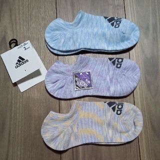 アディダス(adidas)の【新品】adidas　アディダス　23-25センチ　靴下　3足セット(ソックス)