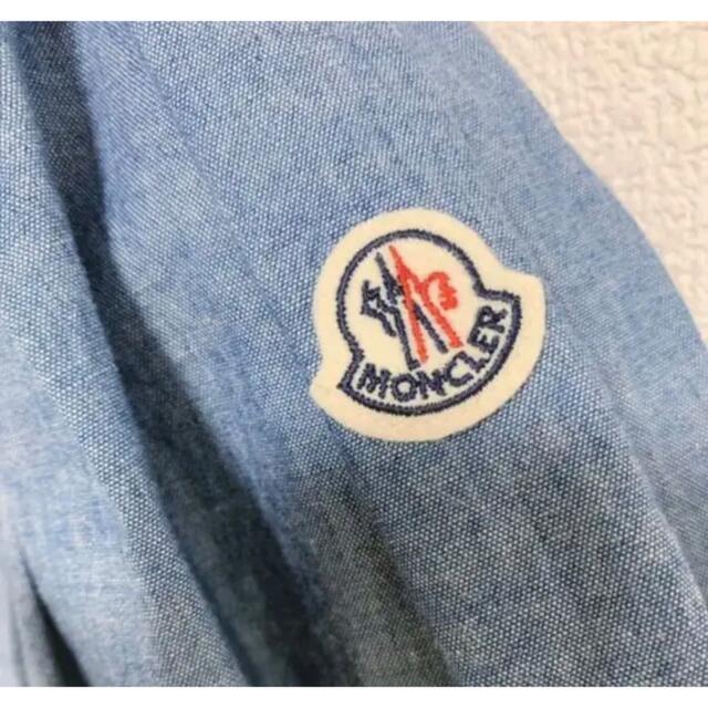 MONCLER モンクレール デニム ロゴ ワンピース 12A | vrealitybolivia.com