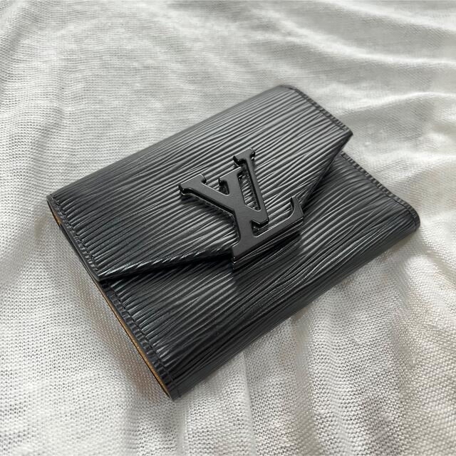 【美品箱付き】LOUISVUITTON  ルイヴィトン エピ 三つ折 財布