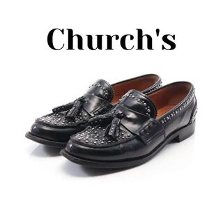 チャーチ(Church's)のChurch's ローファー ドレスシューズ レザー タッセル スタッズ(ローファー/革靴)