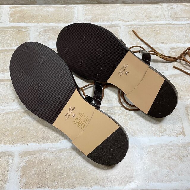 Plage(プラージュ)のNEBULONIE ネブローニ THONG LACE UP FLAT サンダル レディースの靴/シューズ(サンダル)の商品写真