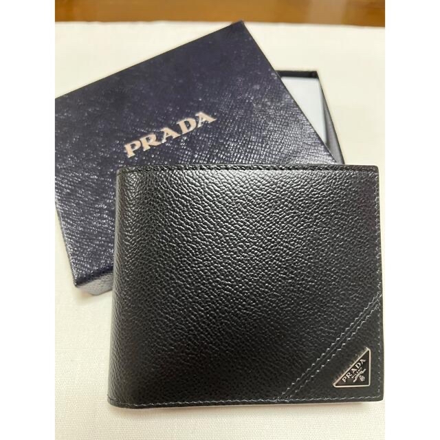 PRADA プラダ 二つ折り財布 PORTAF ORIZZONTALE - 折り財布