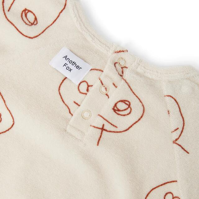another fox 足付きロンパース 1-2y