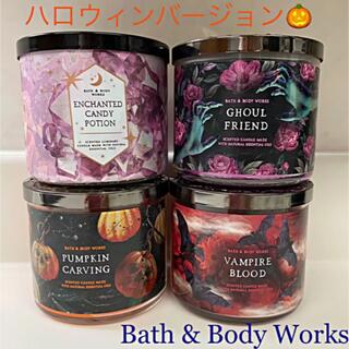 Bath & Body Works - ハロウィン 4点 Bath & Body Works キャンドル 3芯