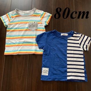 ベベ(BeBe)のBebe スラップスリップ　Tシャツ　2枚セット+ミキハウス帽子(Ｔシャツ)