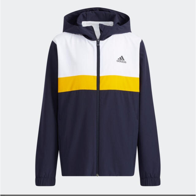 adidas(アディダス)の新品　adidas アディダス　ウィンドブレーカー　160 キッズ/ベビー/マタニティのキッズ服男の子用(90cm~)(ジャケット/上着)の商品写真