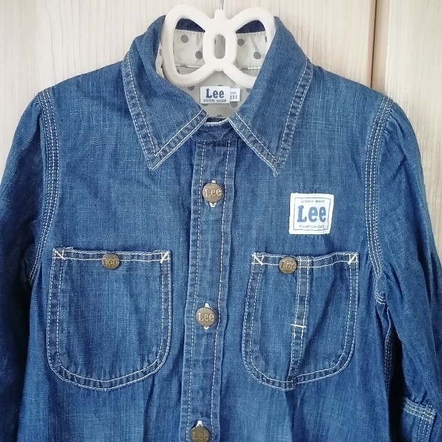 Lee(リー)のスノーマン8590さん専用　Lee　ワンピース　130 キッズ/ベビー/マタニティのキッズ服女の子用(90cm~)(ワンピース)の商品写真