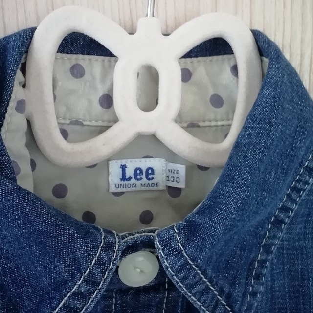 Lee(リー)のスノーマン8590さん専用　Lee　ワンピース　130 キッズ/ベビー/マタニティのキッズ服女の子用(90cm~)(ワンピース)の商品写真
