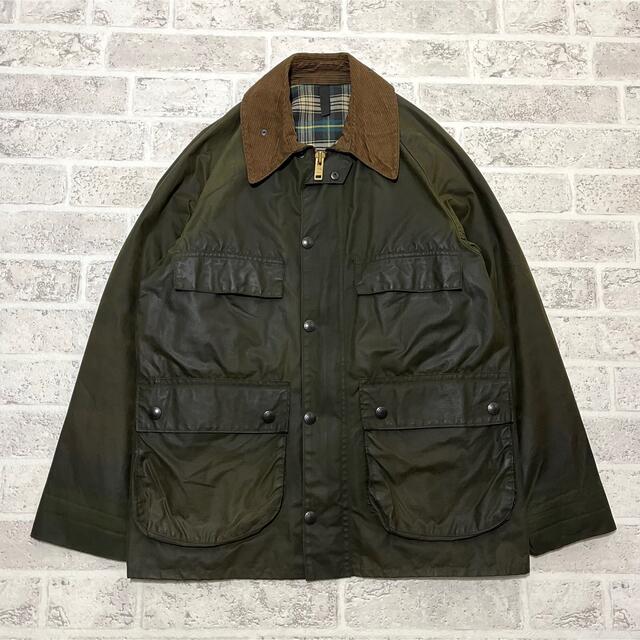 【ミント】 80s Barbour ビデイル 4ポケ 2クラウン 38 YKK