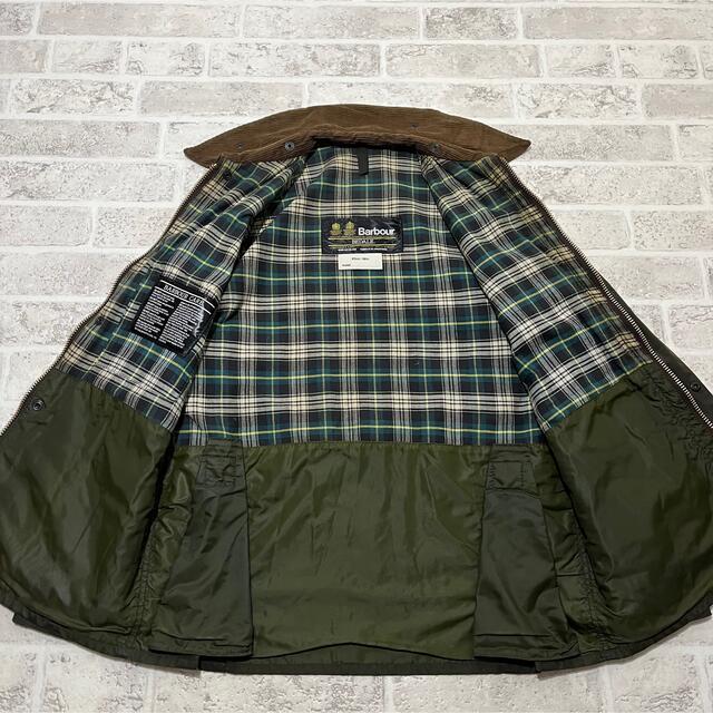 ミント】 80s Barbour ビデイル 4ポケ 2クラウン 38 YKK - ブルゾン