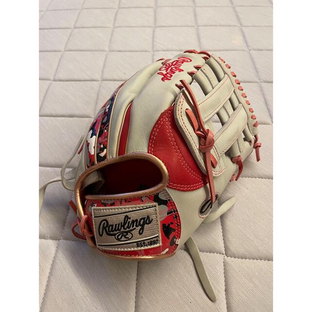 115素材Rawlings ローリングス　軟式グローブ