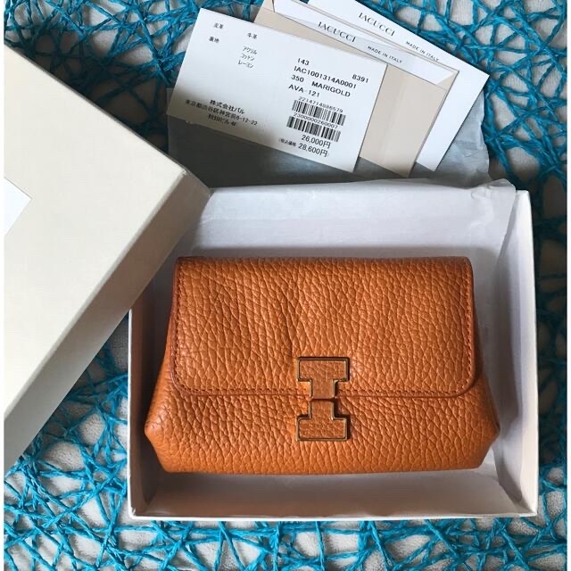 極美品☘️イアクッチ☘️アバ ウォレット 本革 ミニ財布 ポーチ
