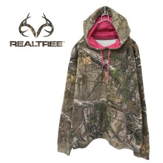 【REALTREE】リアルツリーカモ 迷彩プルオーバーパーカー(パーカー)