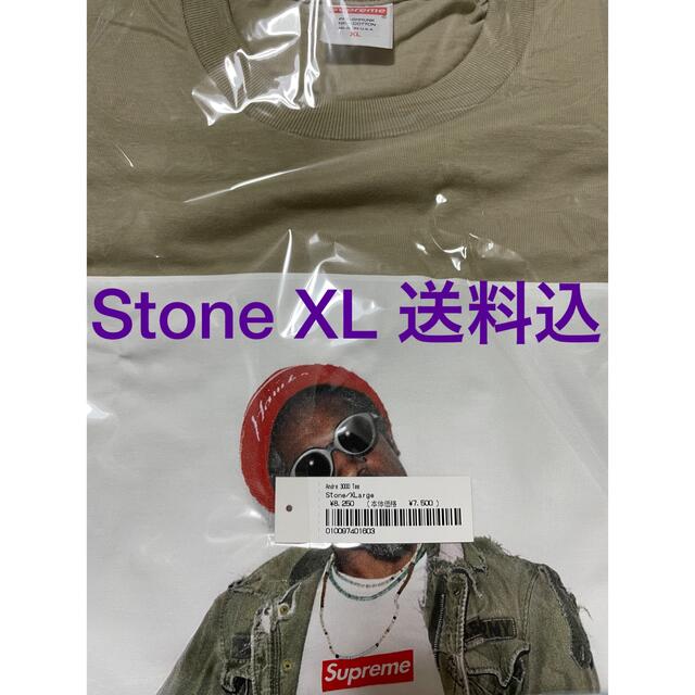 Andr 3000 Tee supreme シュプリーム stone L